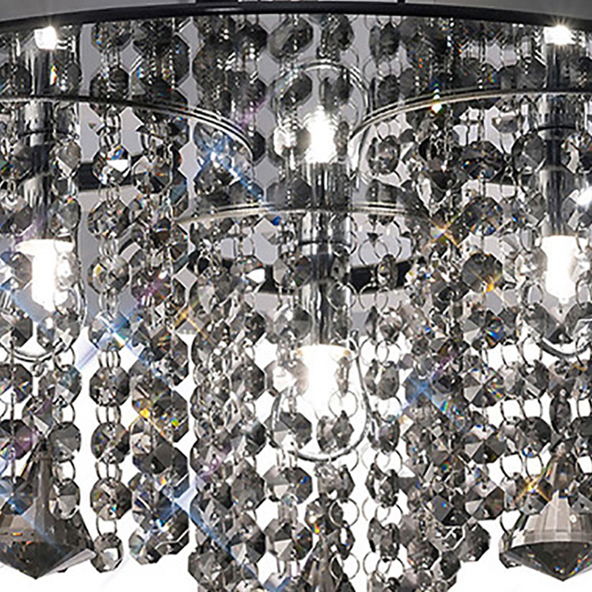 Pegasus Crystal Ceiling Lights Diyas Flush Crystal Fittings
